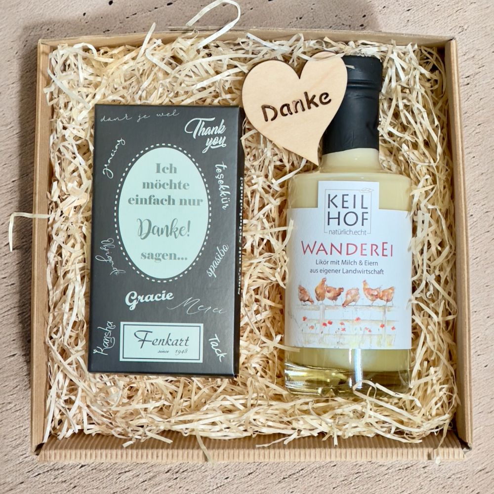 Mini-Dankebox "Klein, aber herzlich" - Regionale Kostbarkeiten