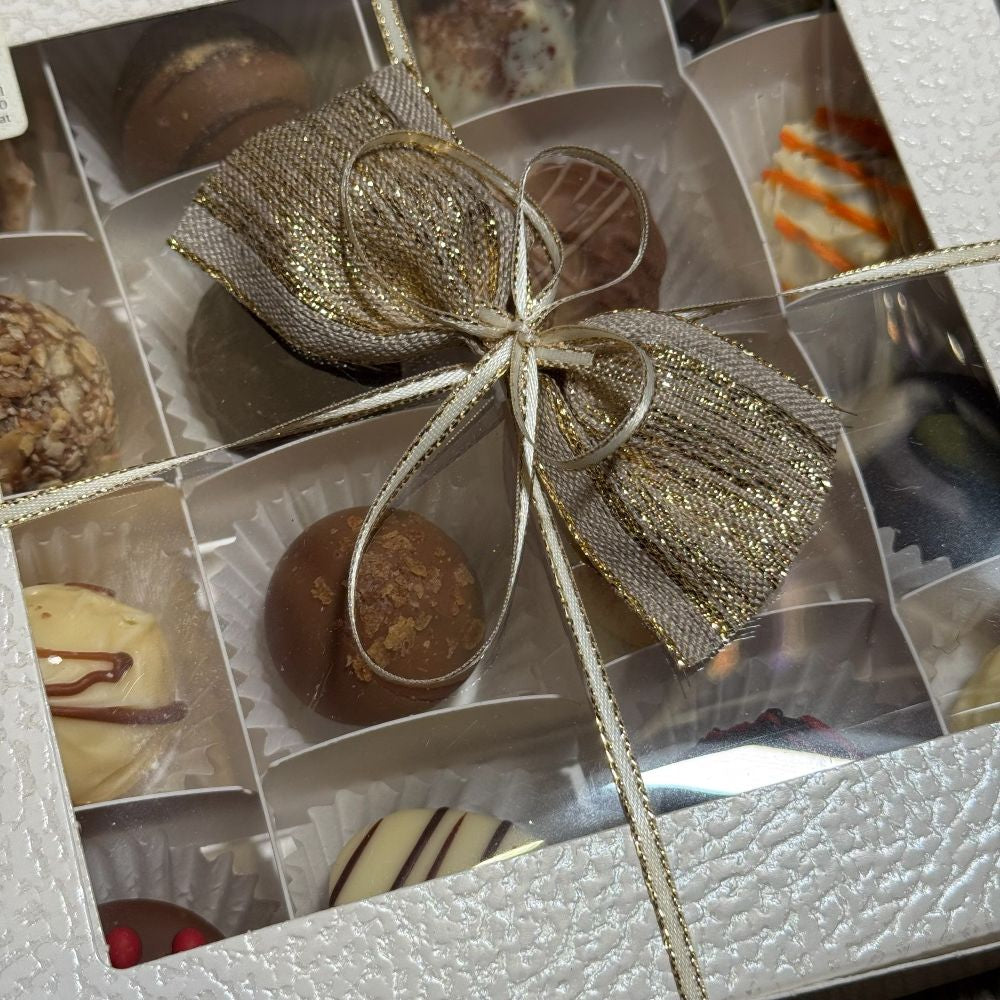 Pralinen Geschenkbox Weihnachten 3er Set je 16 Stück