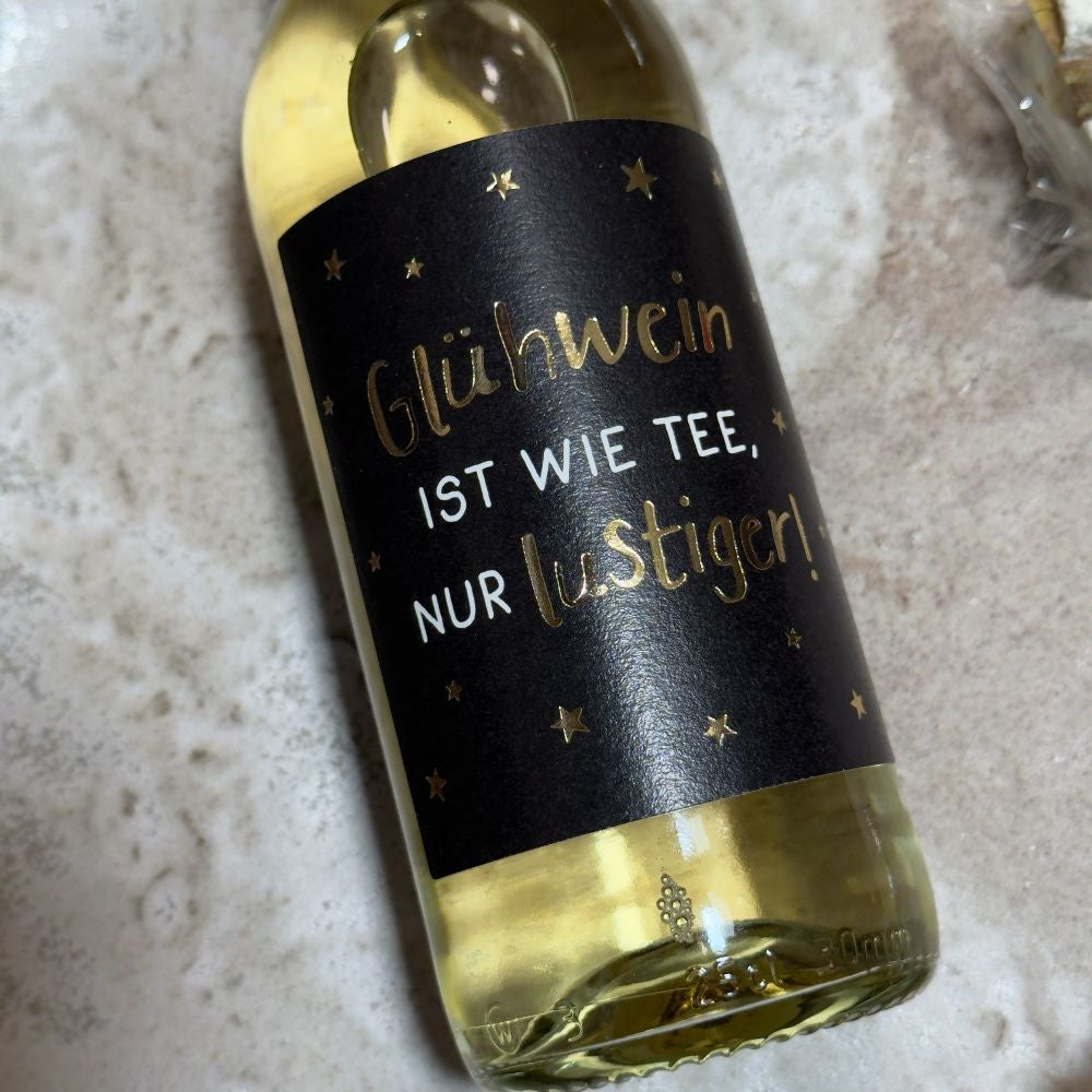 Weihnachtsmarkt Geschenkbox für Zuhause mit Glühwein